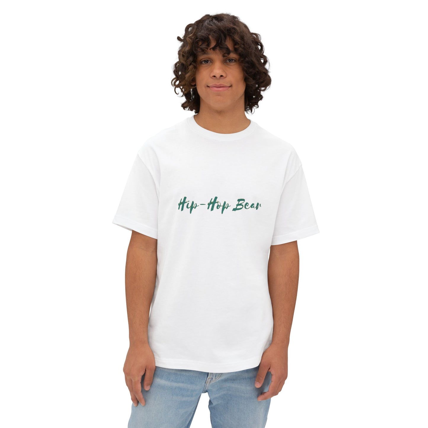 Oversized Hip-Hop Bear Graphic Tee