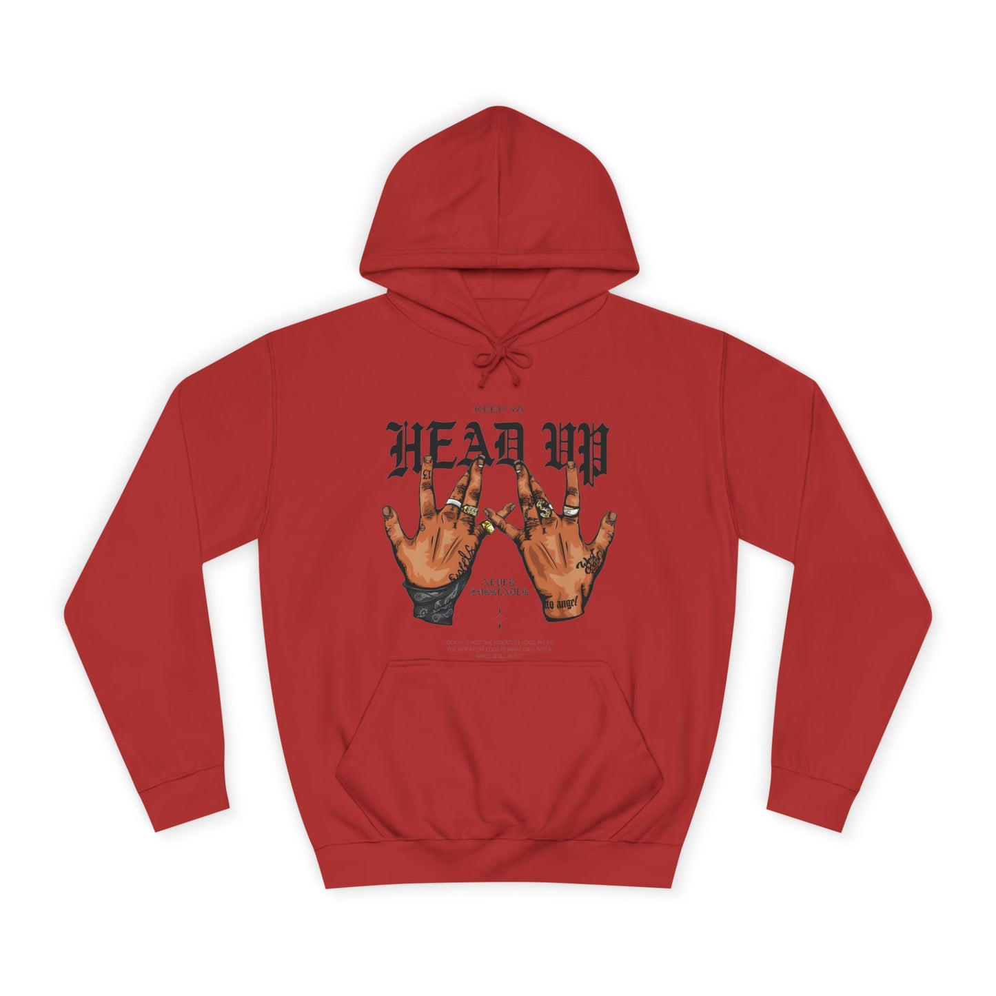 Motivational Unisex College Hoodie