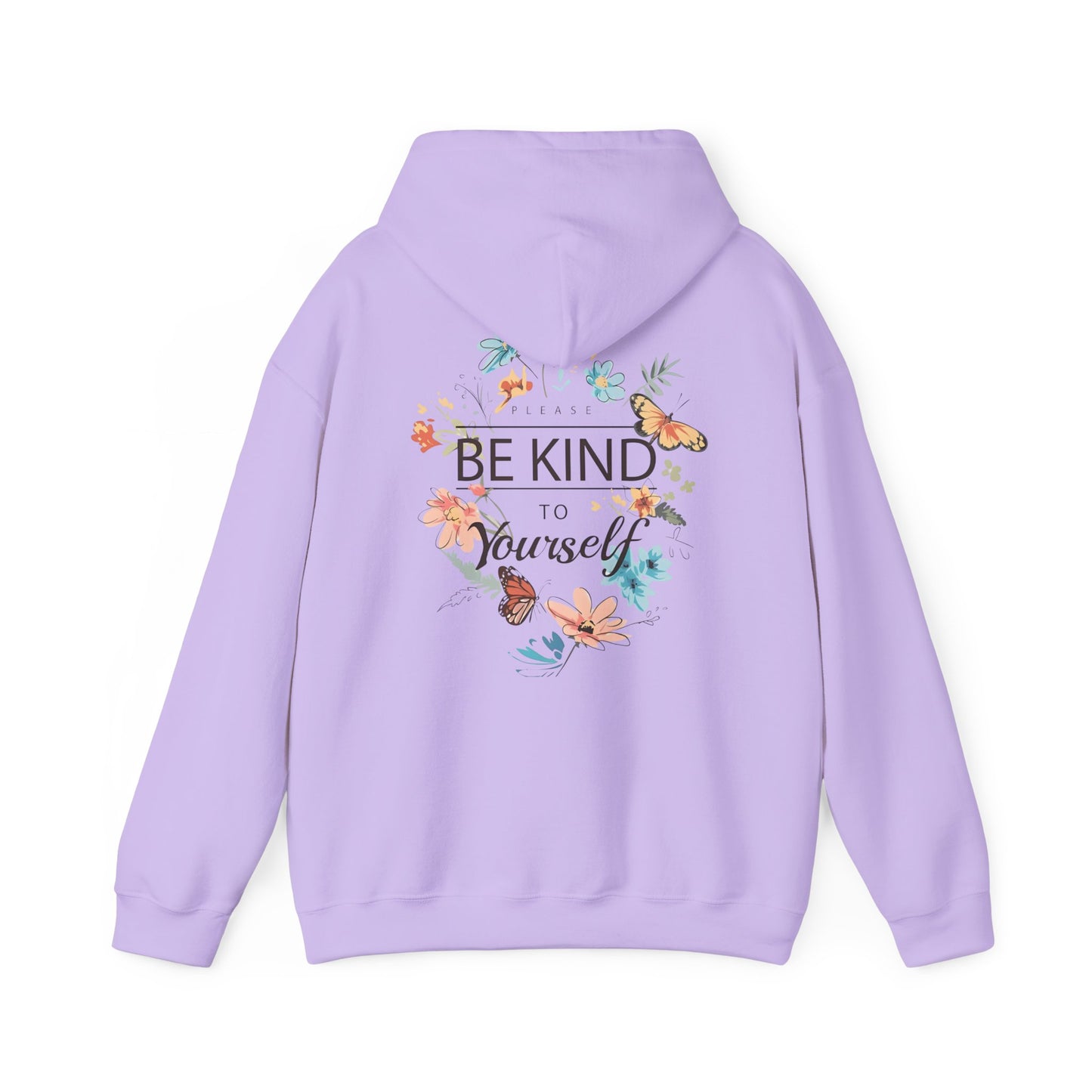 Be Kind to Yourself Floral Hoodie