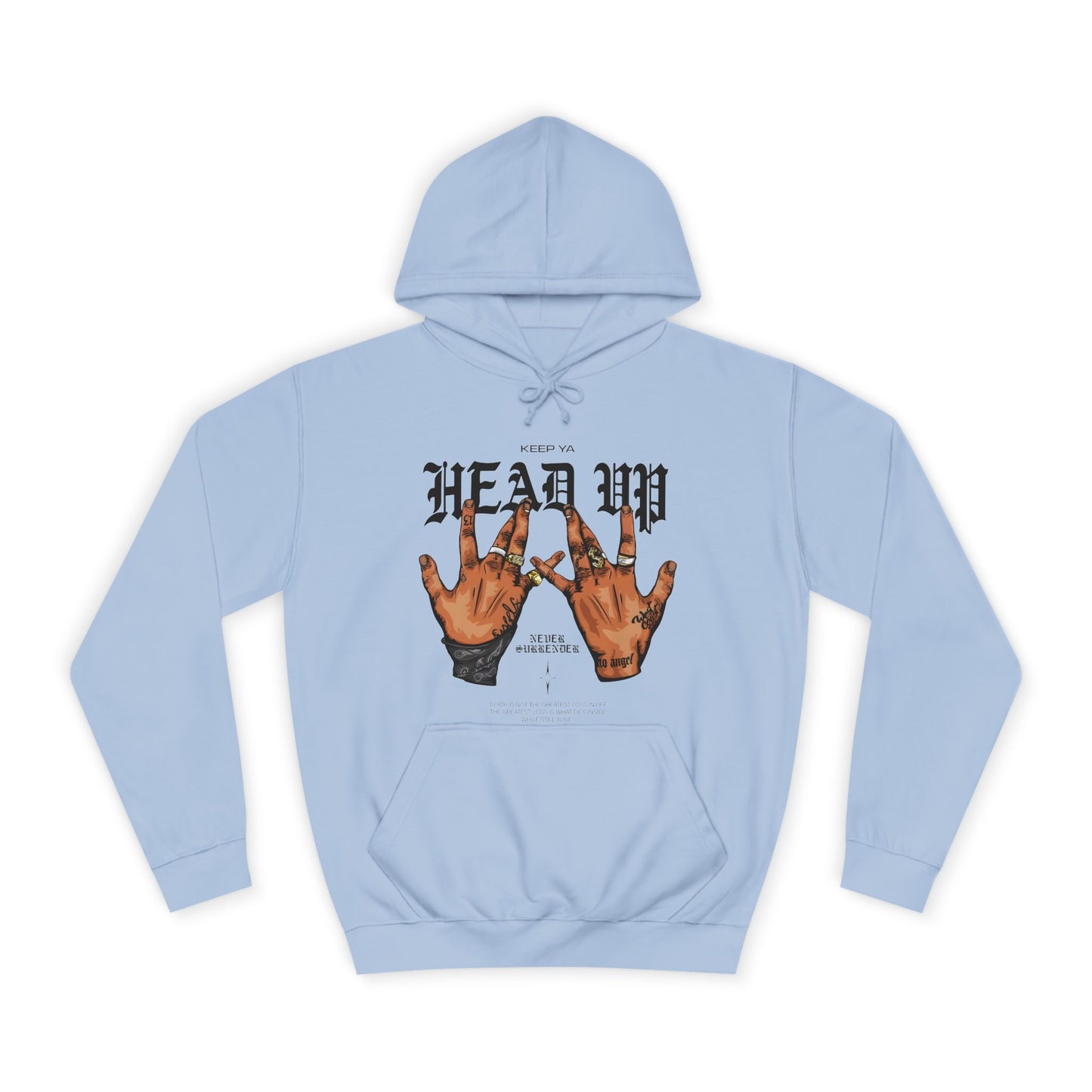 Motivational Unisex College Hoodie