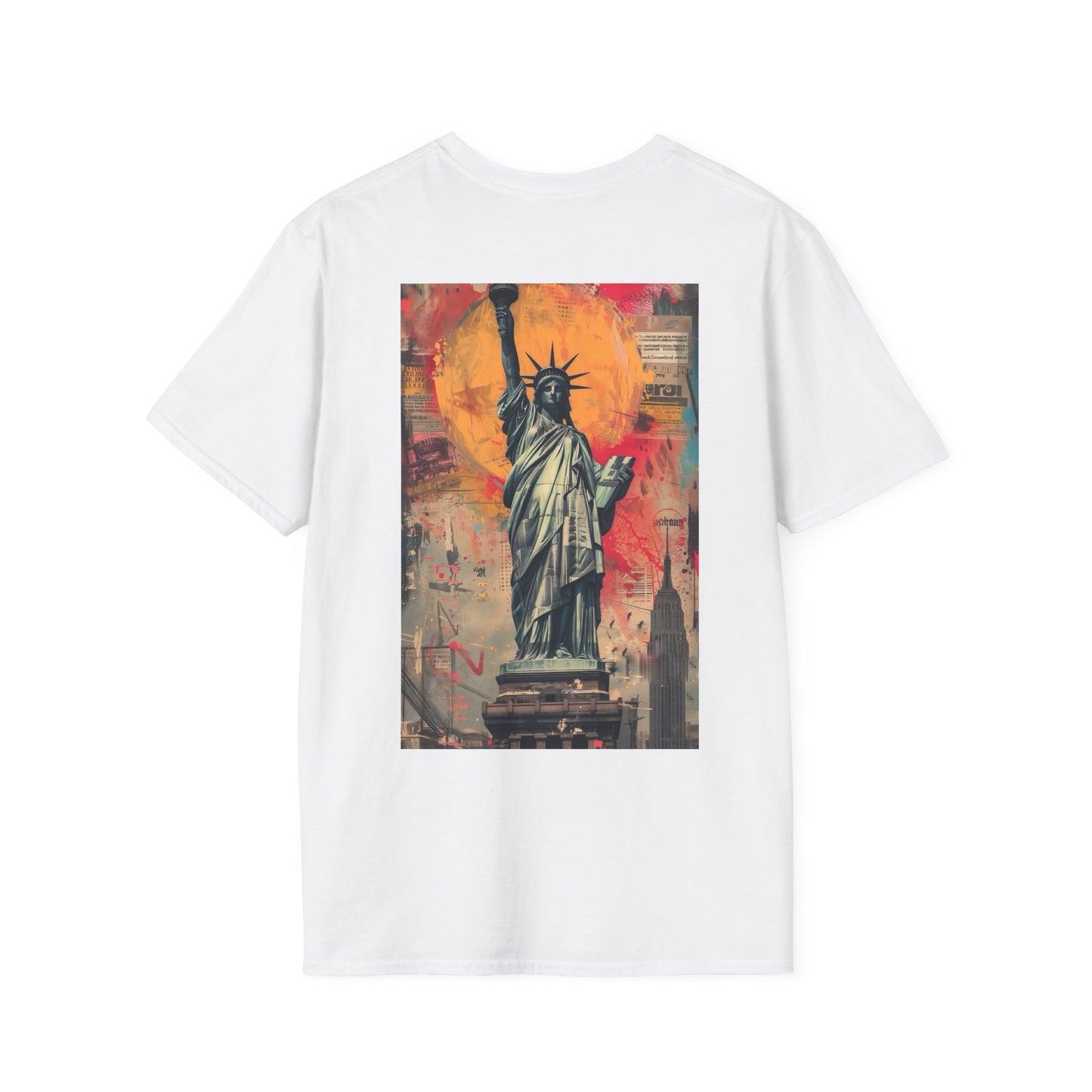 Statue of Liberty Art Unisex Softstyle T-Shirt