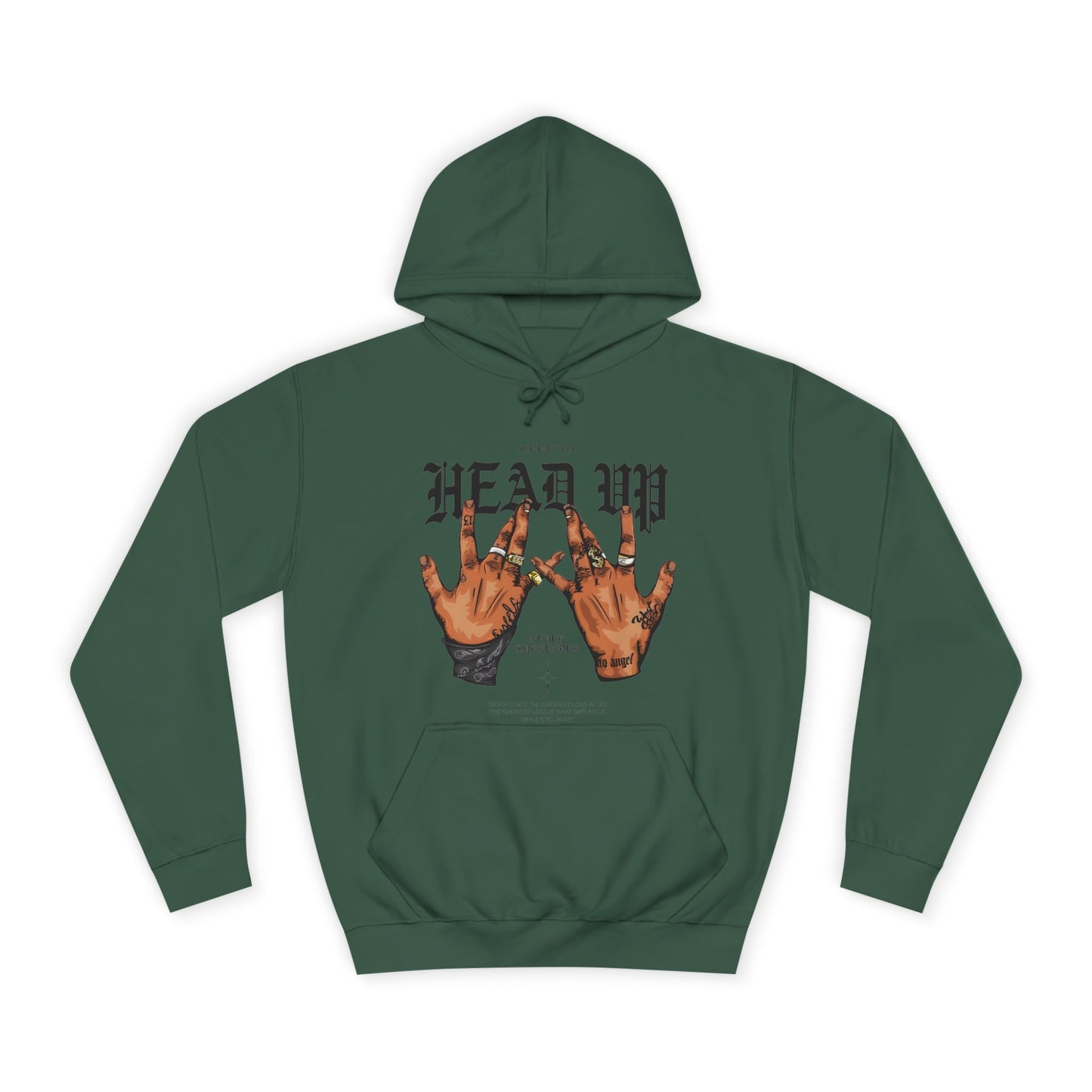 Motivational Unisex College Hoodie