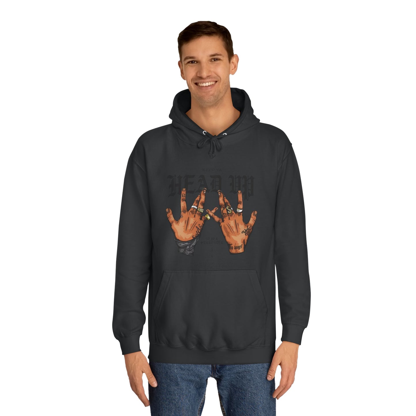 Motivational Unisex College Hoodie