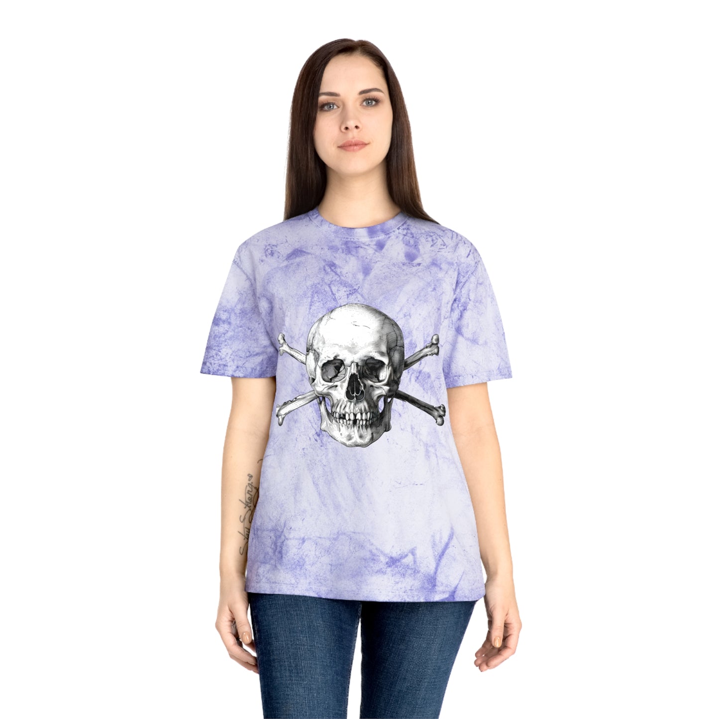 Colorful Skull Graphic Unisex T-Shirt, Edgy Fashion Tee, Music Festival Apparel