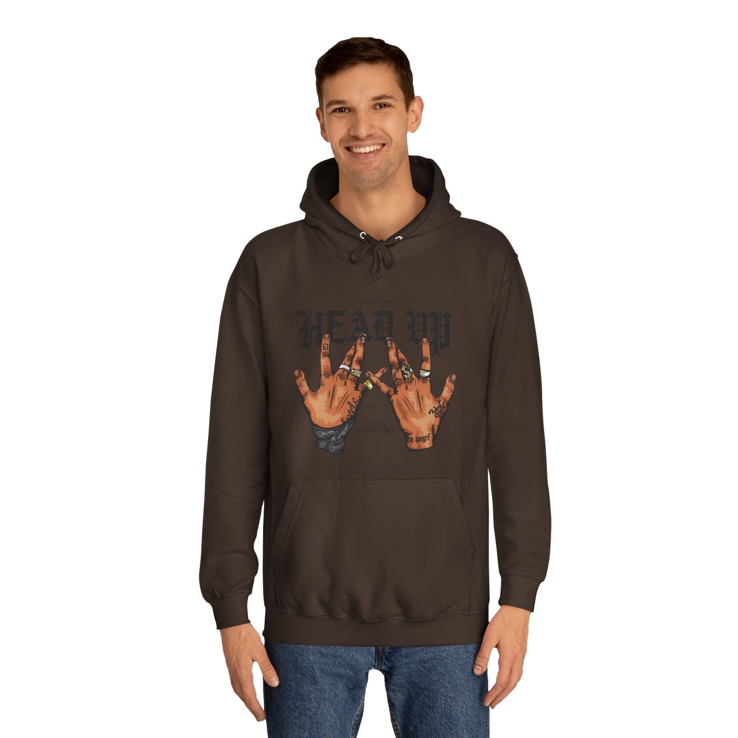 Motivational Unisex College Hoodie