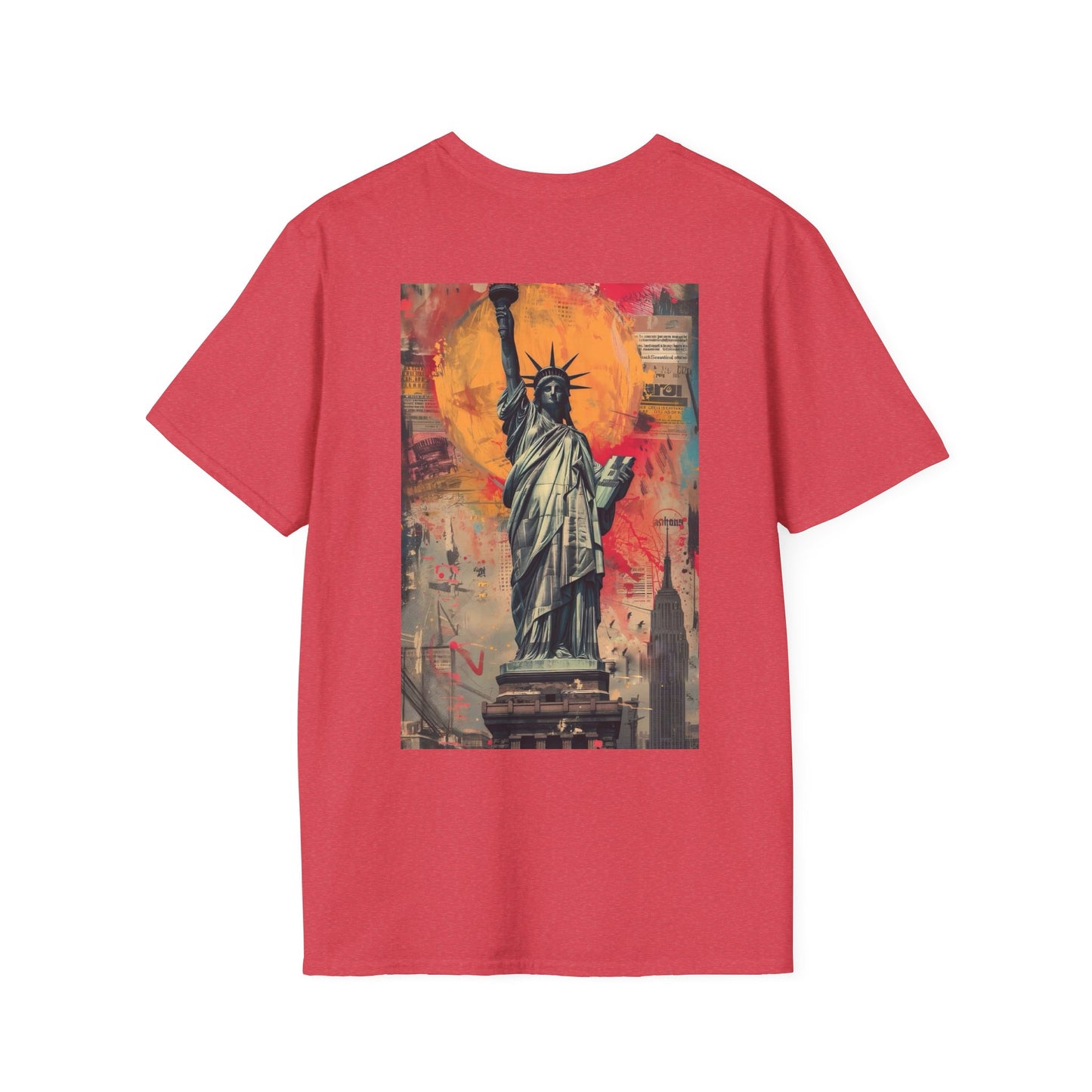 Statue of Liberty Art Unisex Softstyle T-Shirt
