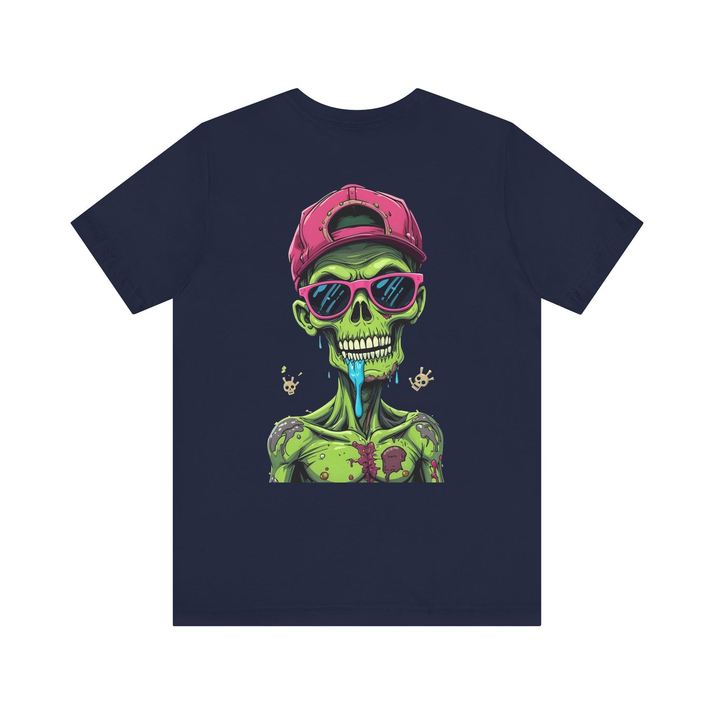 Trendy Graphic Tee featuring Cool Skeleton Design