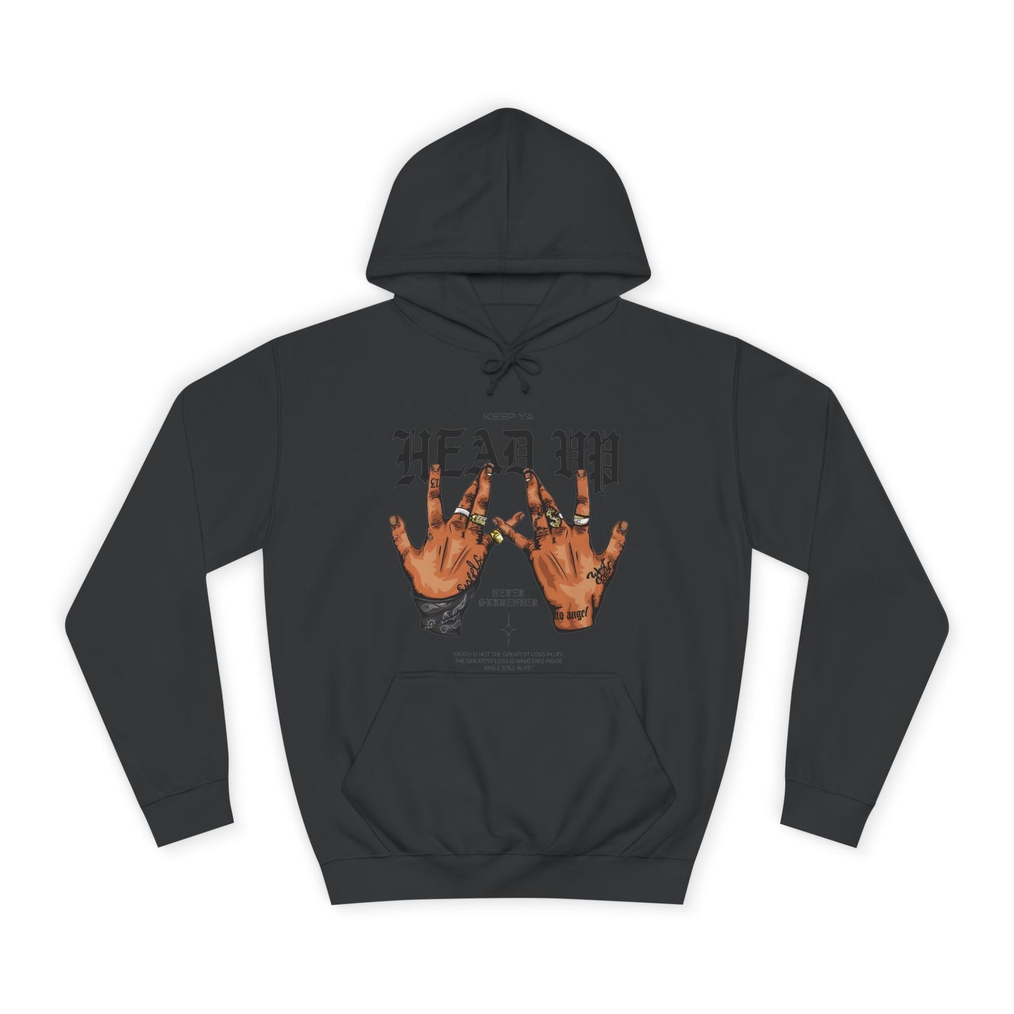 Motivational Unisex College Hoodie