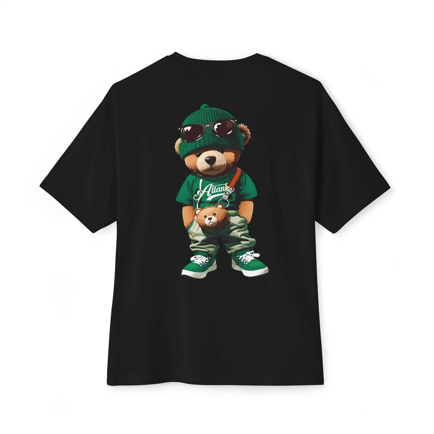 Oversized Hip-Hop Bear Graphic Tee