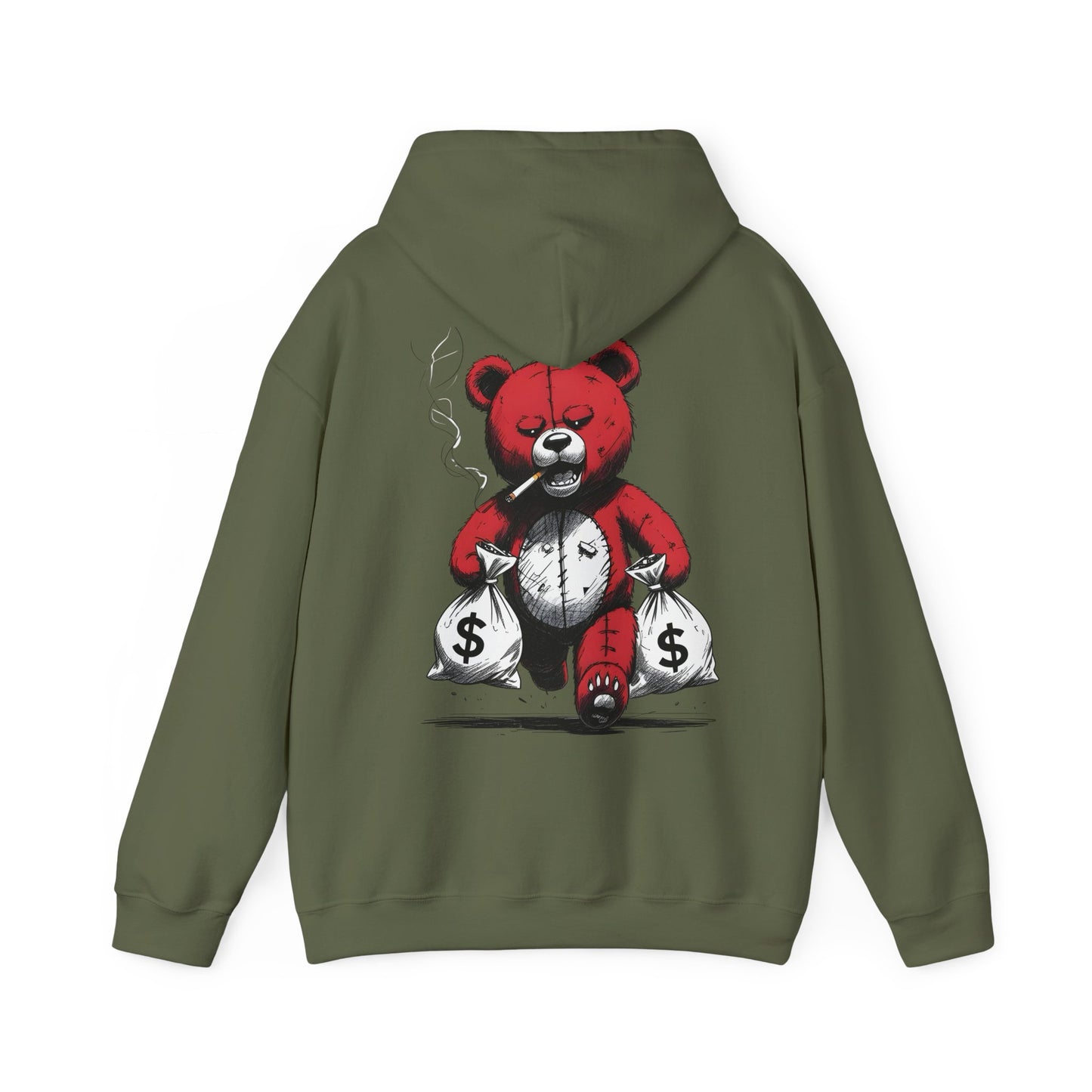 Funny Bear Graphic Hoodie