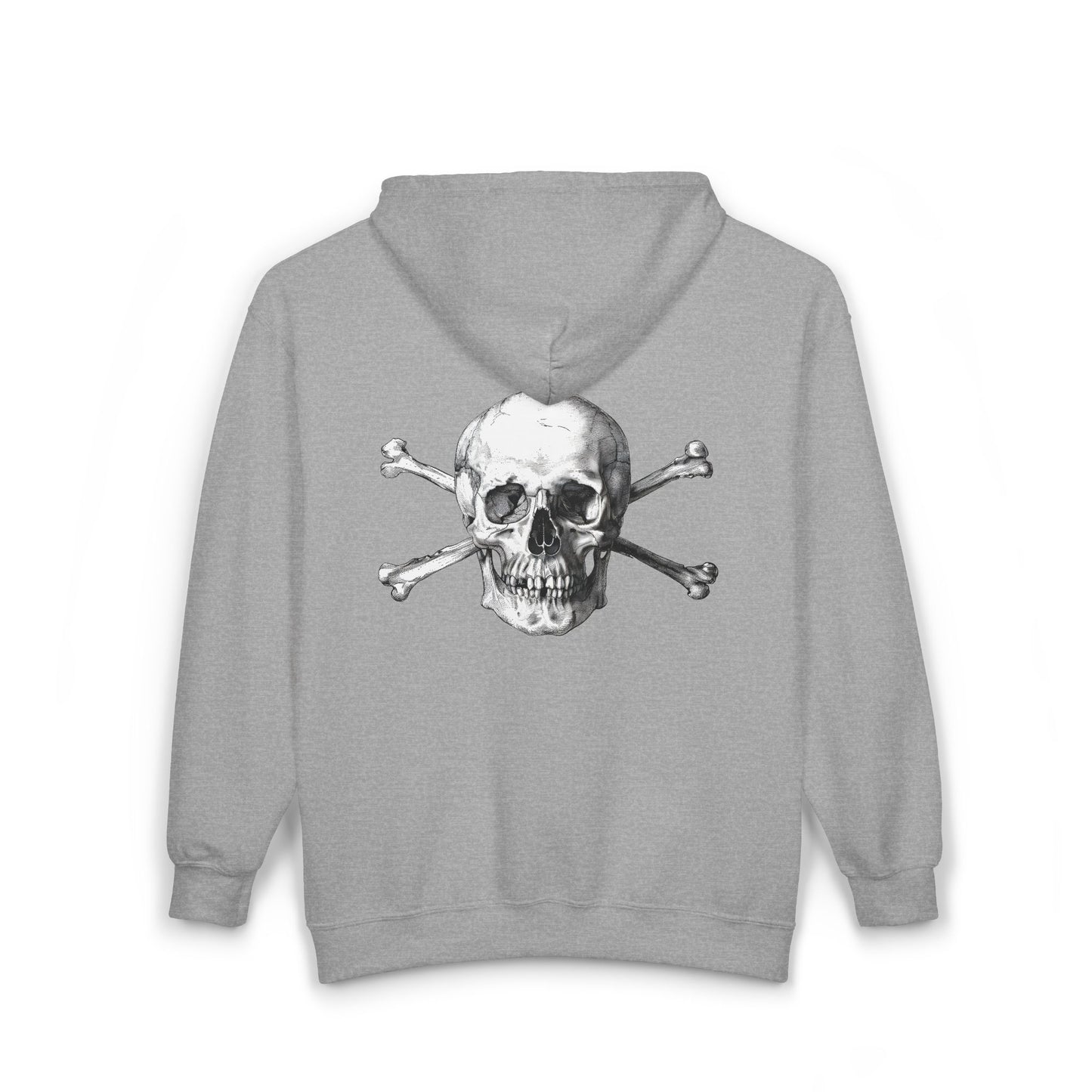Halloween Skeleton Zip-Up Hoodie