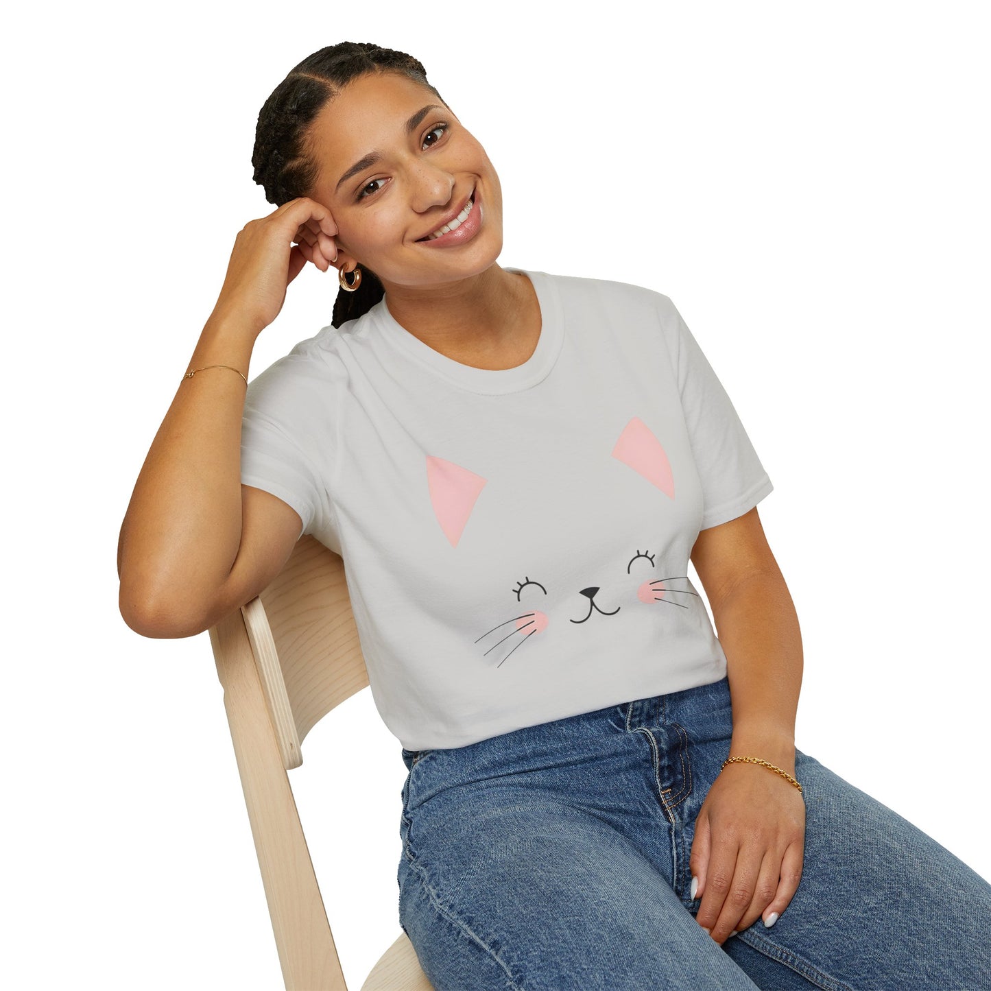 Cute Cat Face T-Shirt