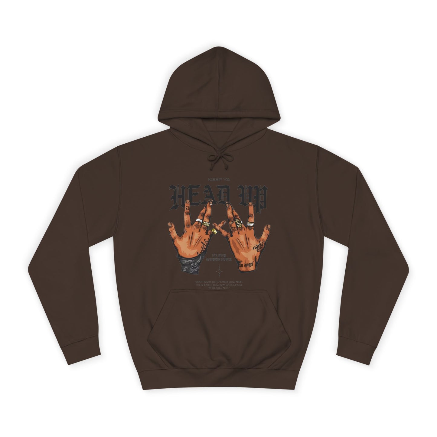 Motivational Unisex College Hoodie