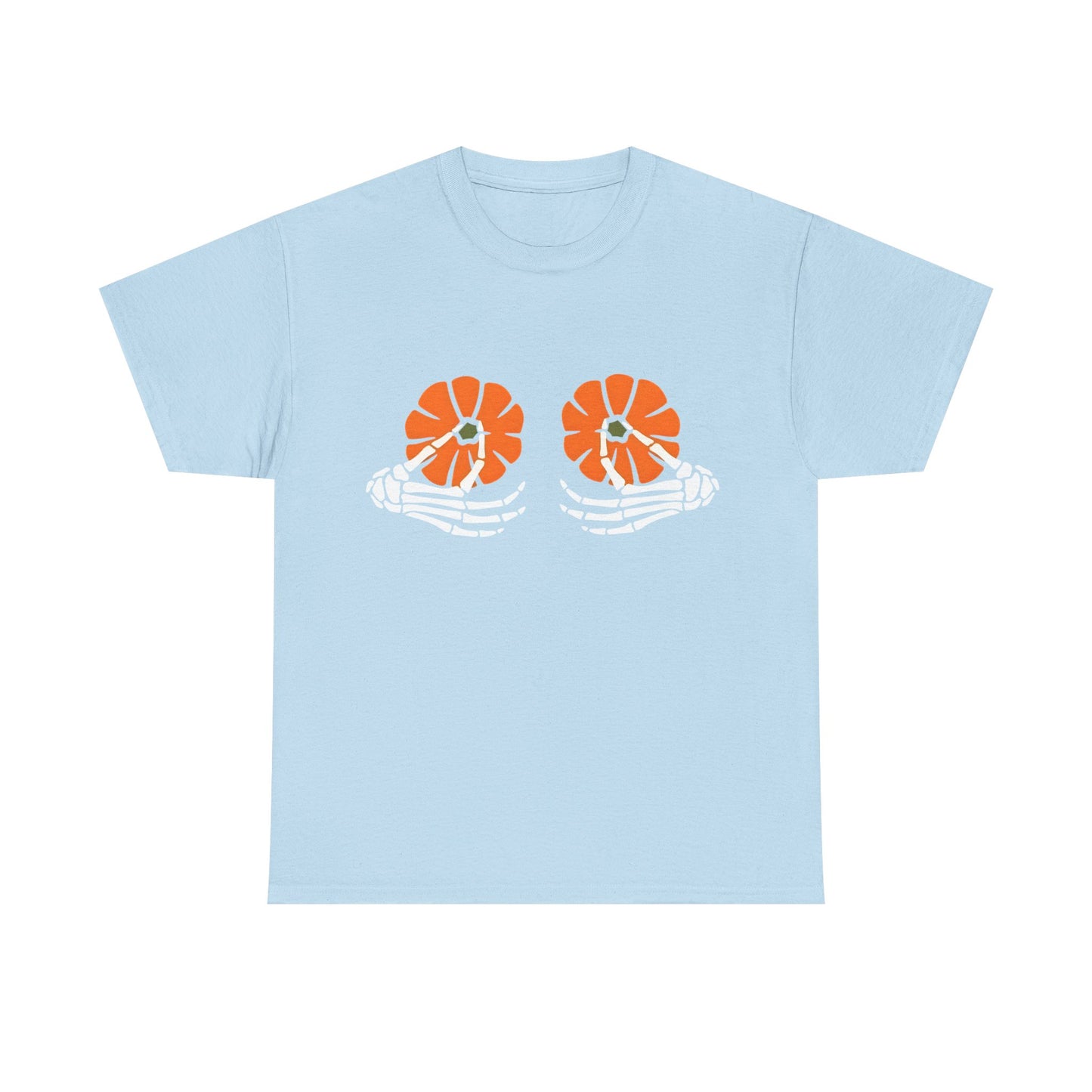 Skeleton Hands Pumpkin Halloween Tee
