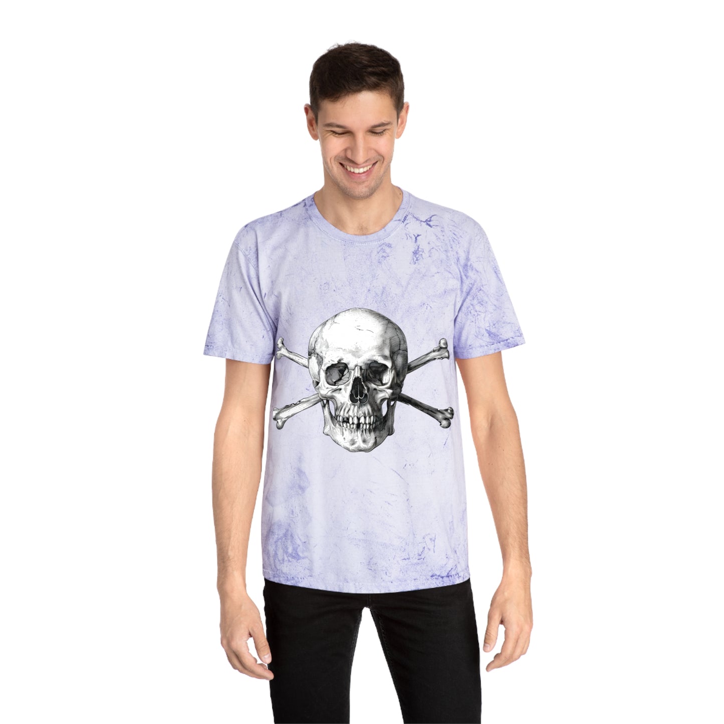 Colorful Skull Graphic Unisex T-Shirt, Edgy Fashion Tee, Music Festival Apparel