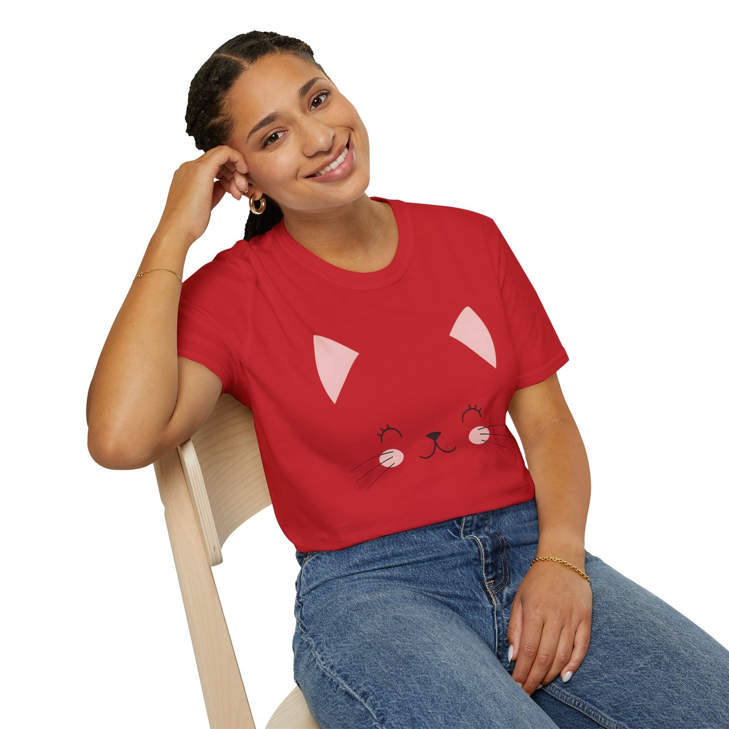Cute Cat Face T-Shirt