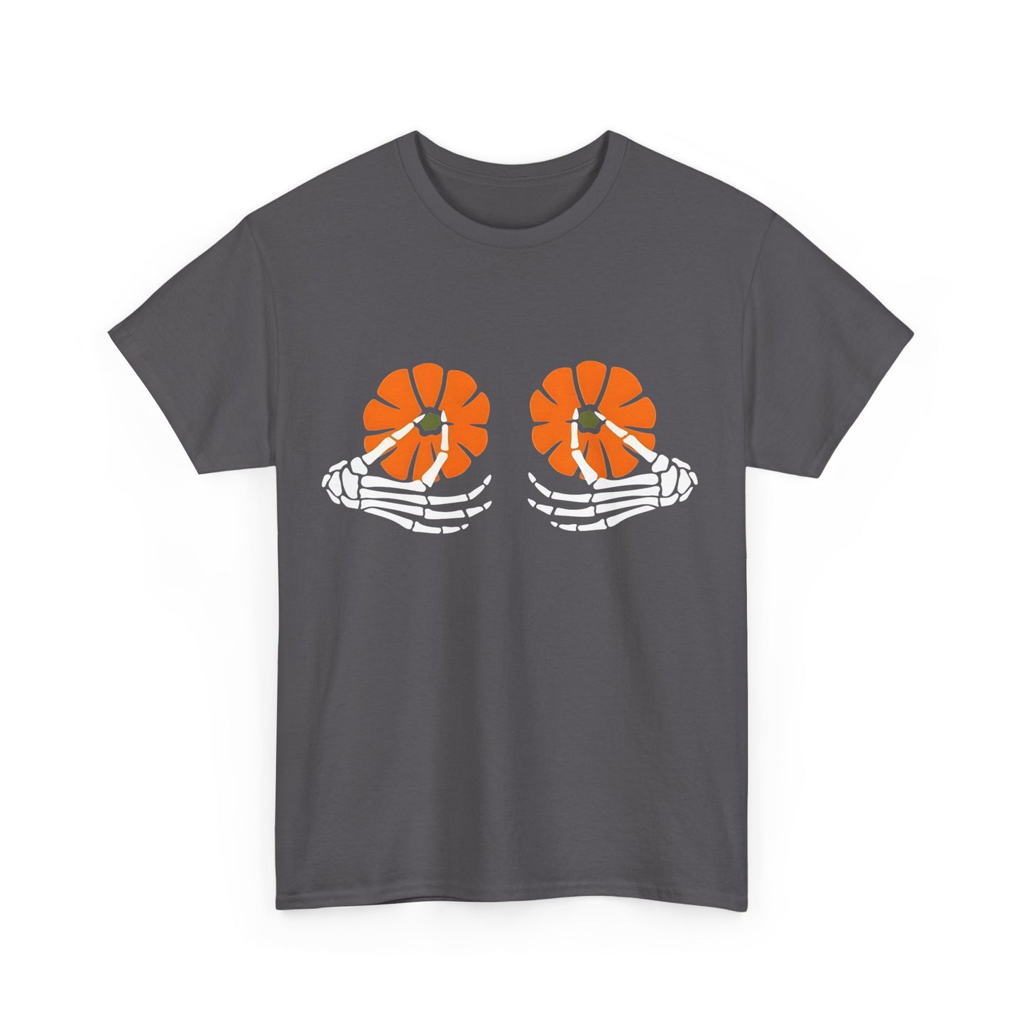 Skeleton Hands Pumpkin Halloween Tee