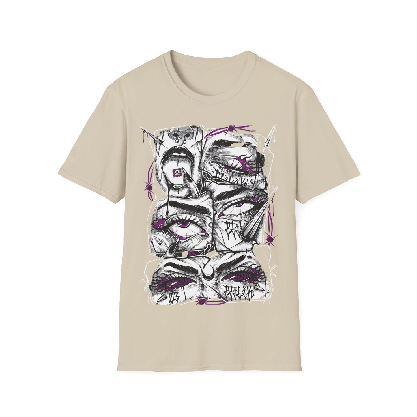 Graphic Unisex T-Shirt - Edgy Art Design