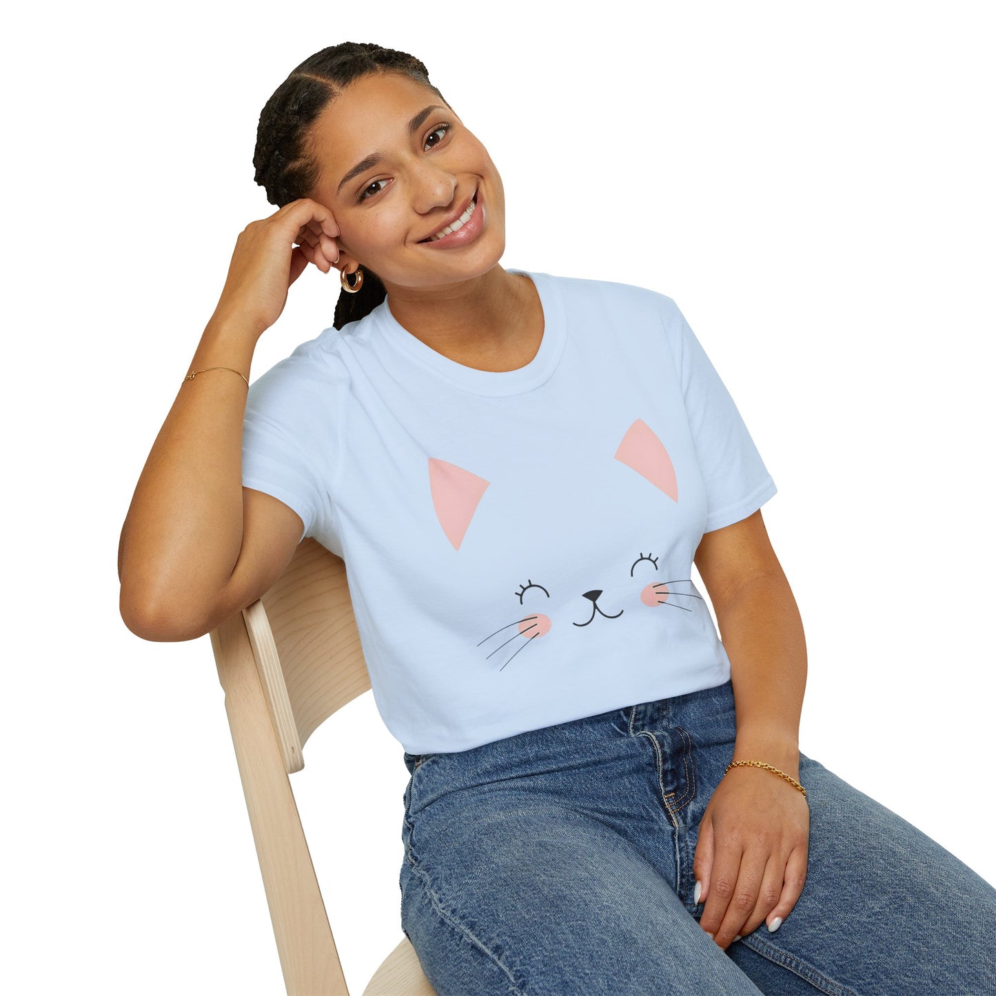 Cute Cat Face T-Shirt