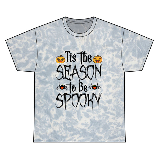 Spooky Tie Dye Tee for Halloween, Unisex T-Shirt.