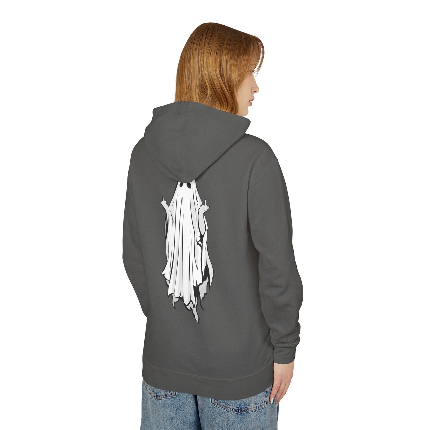 Ghostly Hooded Sweatshirt for Halloween