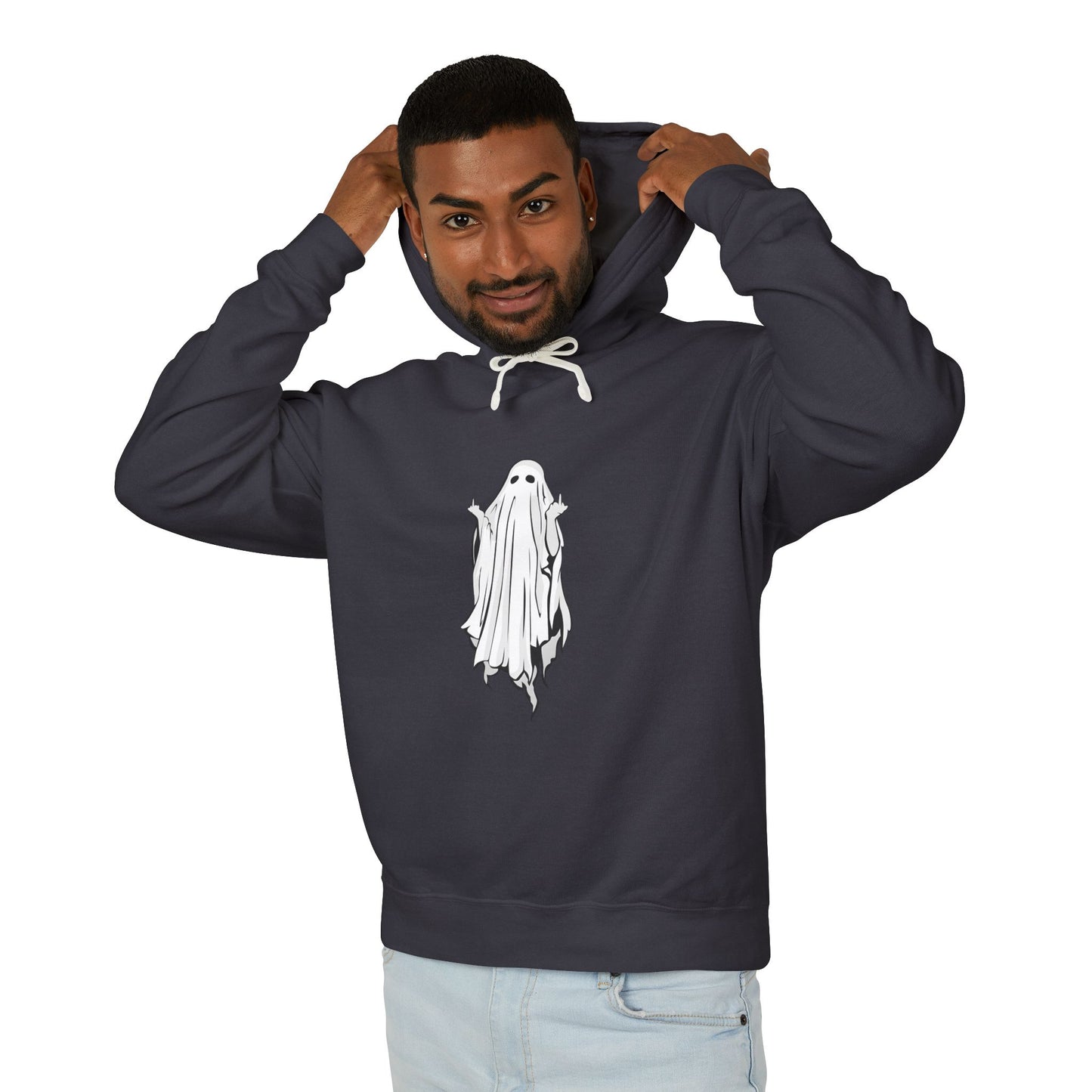 Ghostly Hooded Sweatshirt for Halloween