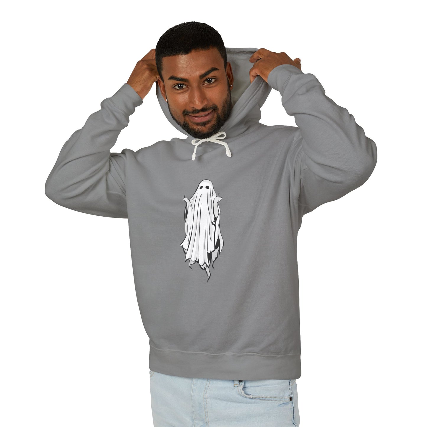 Ghostly Hooded Sweatshirt for Halloween