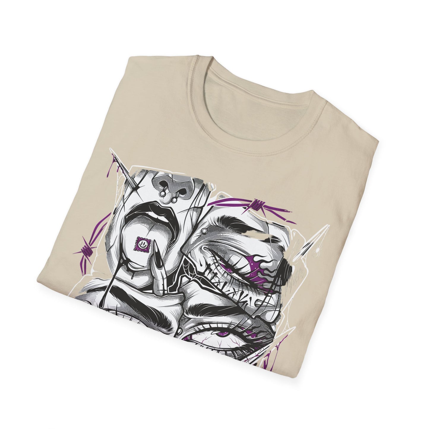Graphic Unisex T-Shirt - Edgy Art Design