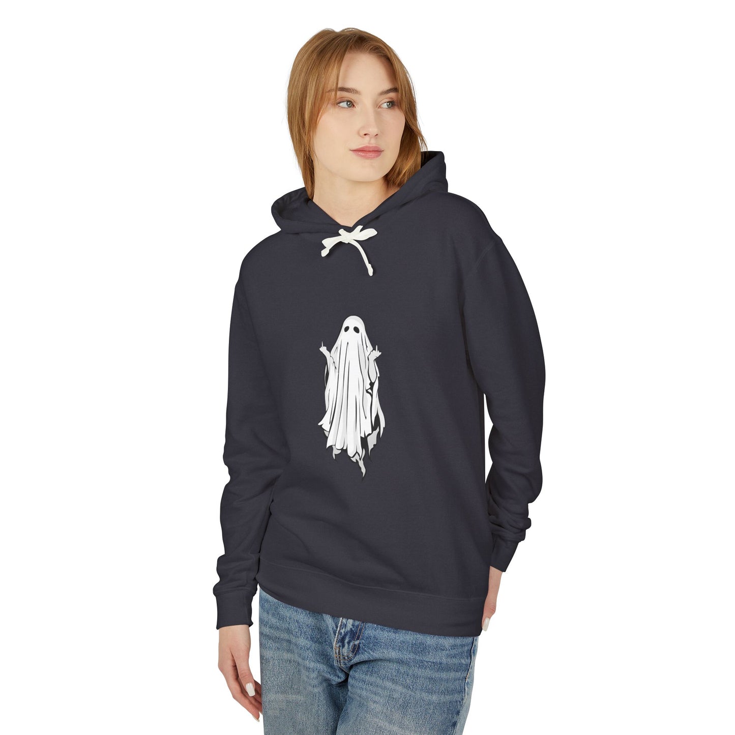 Ghostly Hooded Sweatshirt for Halloween