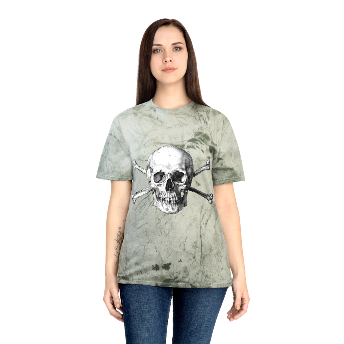 Colorful Skull Graphic Unisex T-Shirt, Edgy Fashion Tee, Music Festival Apparel
