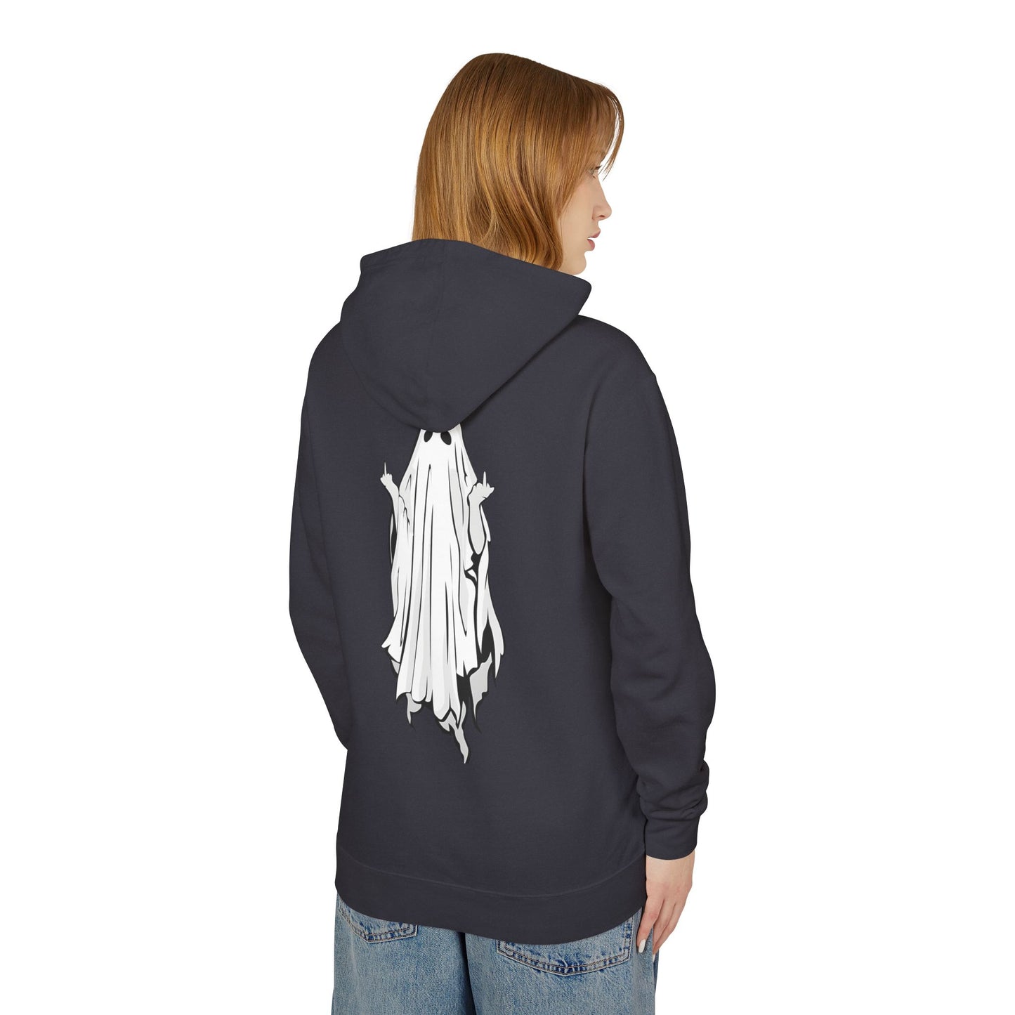 Ghostly Hooded Sweatshirt for Halloween