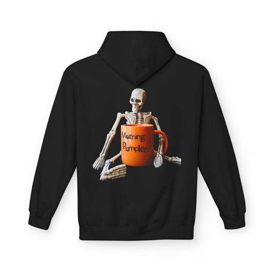 Pumpkin Mask Fleece Hoodie