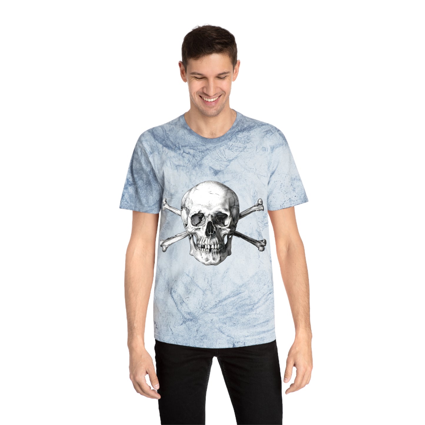 Colorful Skull Graphic Unisex T-Shirt, Edgy Fashion Tee, Music Festival Apparel