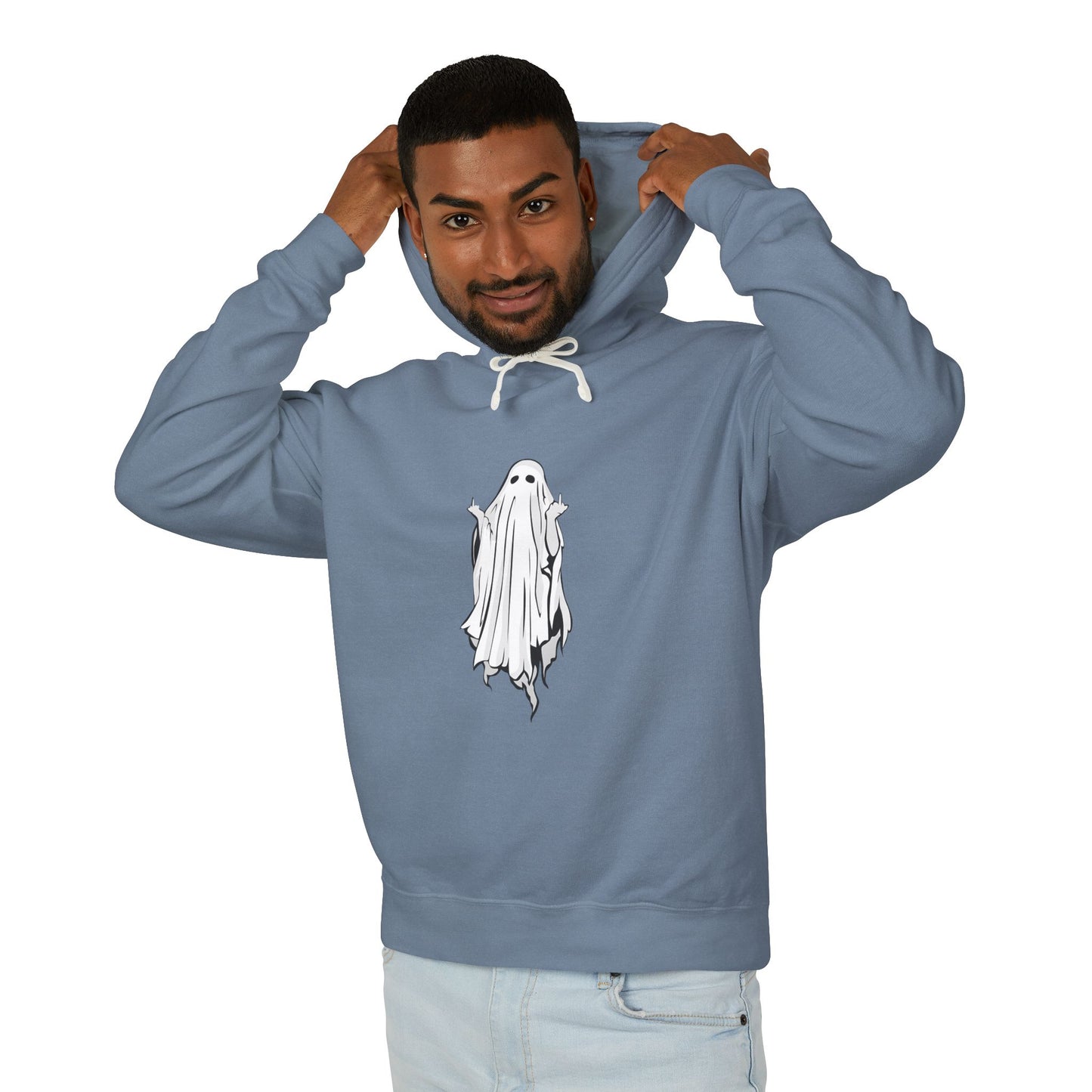 Ghostly Hooded Sweatshirt for Halloween