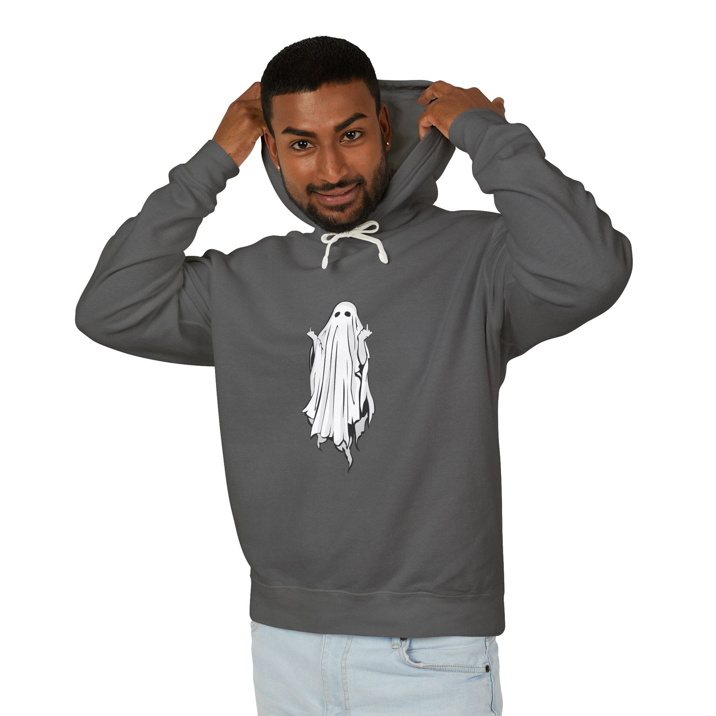 Ghostly Hooded Sweatshirt for Halloween