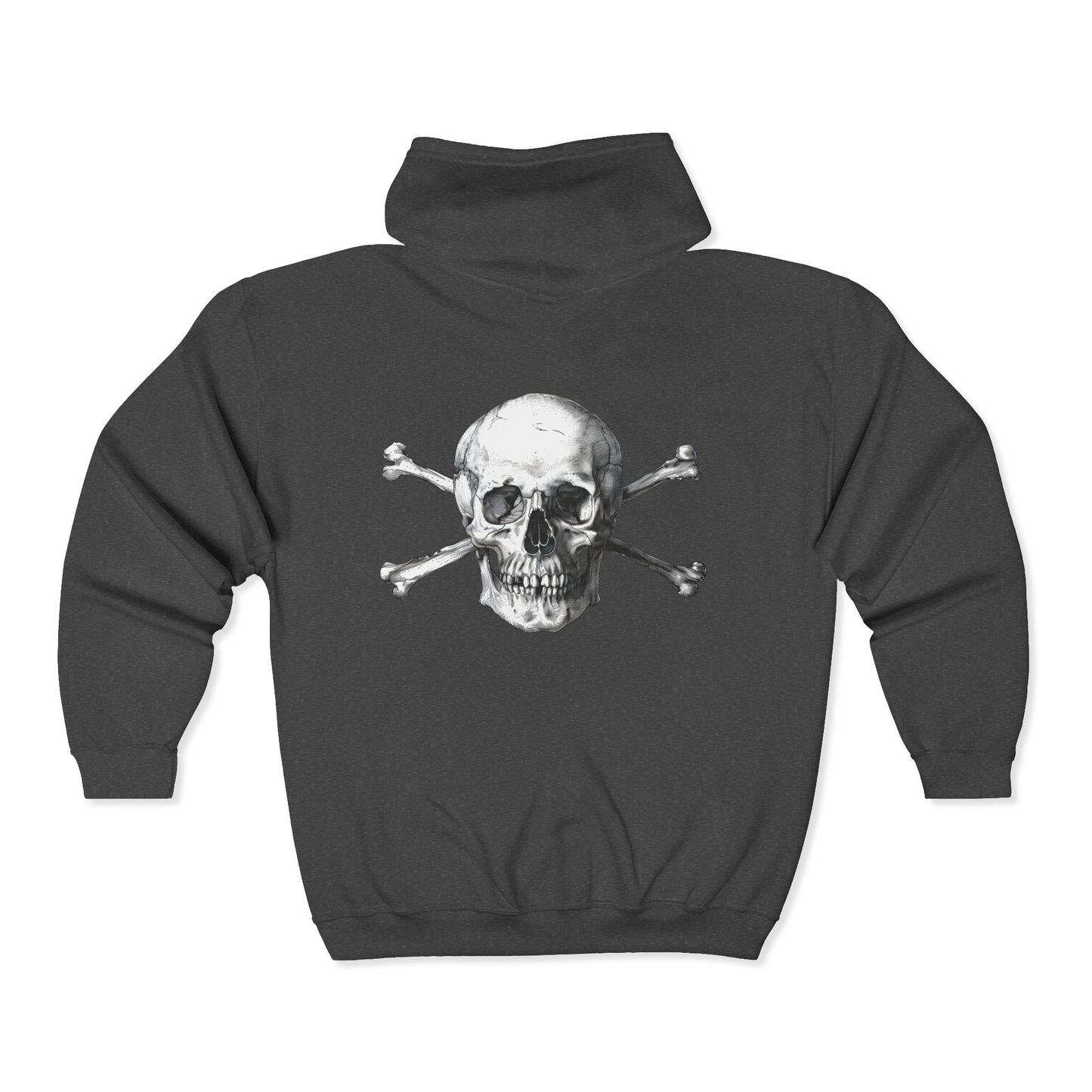 Halloween Skeleton Zip-Up Hoodie