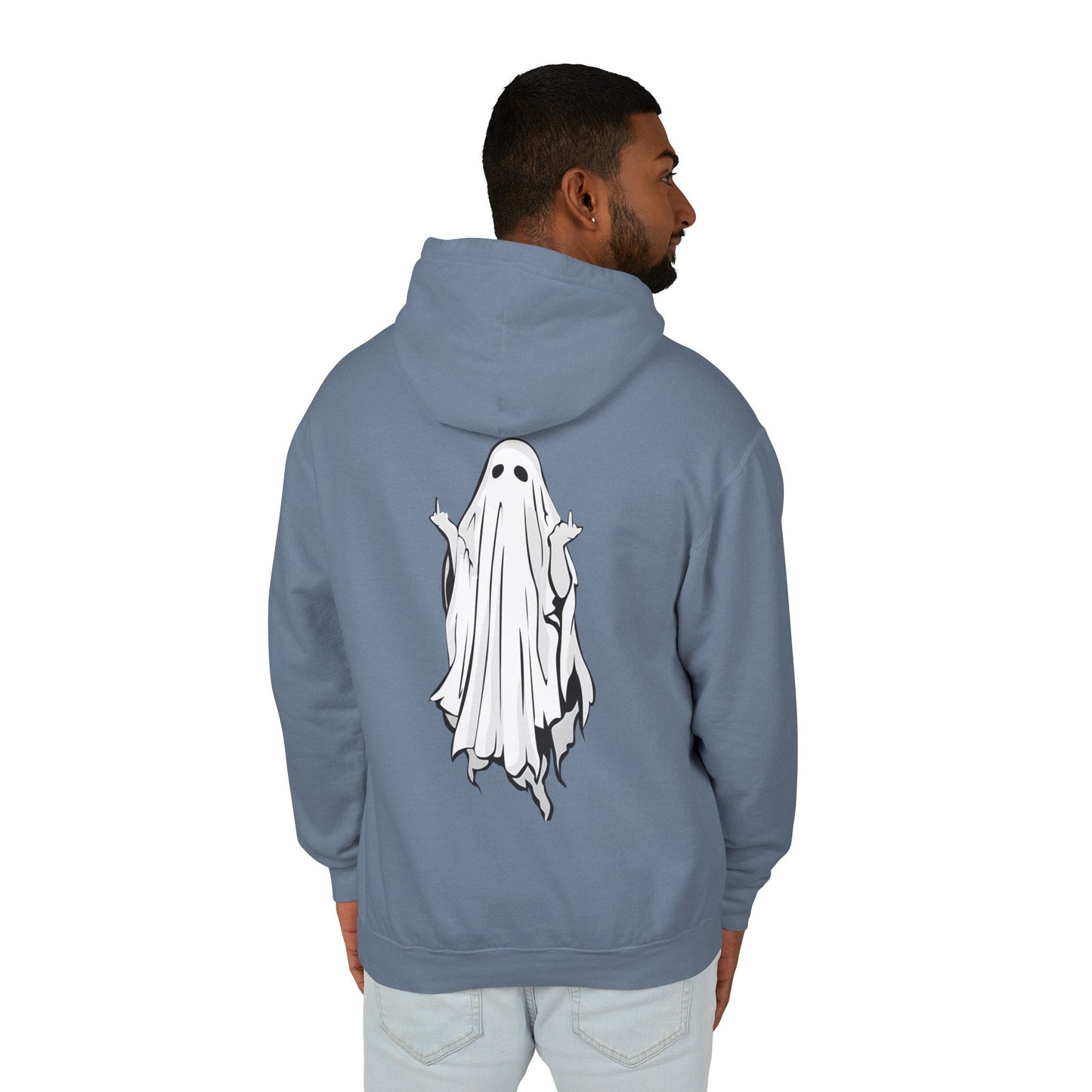 Ghostly Hooded Sweatshirt for Halloween