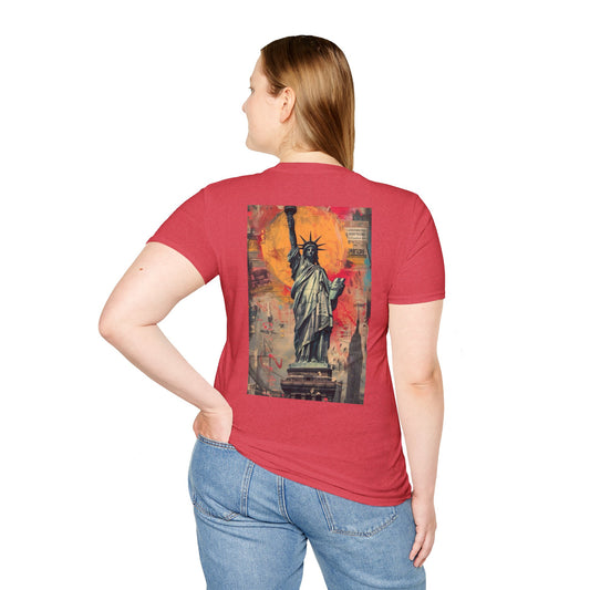 Statue of Liberty Art Unisex Softstyle T-Shirt