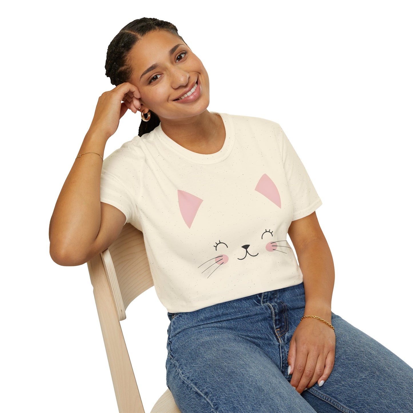 Cute Cat Face T-Shirt
