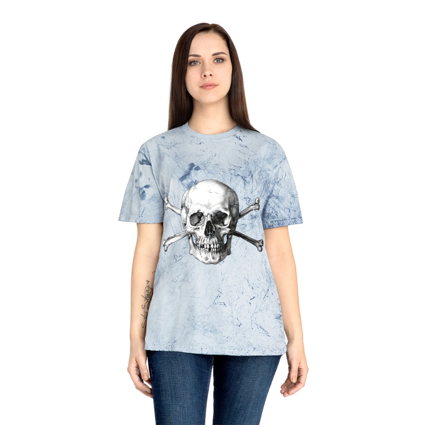 Colorful Skull Graphic Unisex T-Shirt, Edgy Fashion Tee, Music Festival Apparel