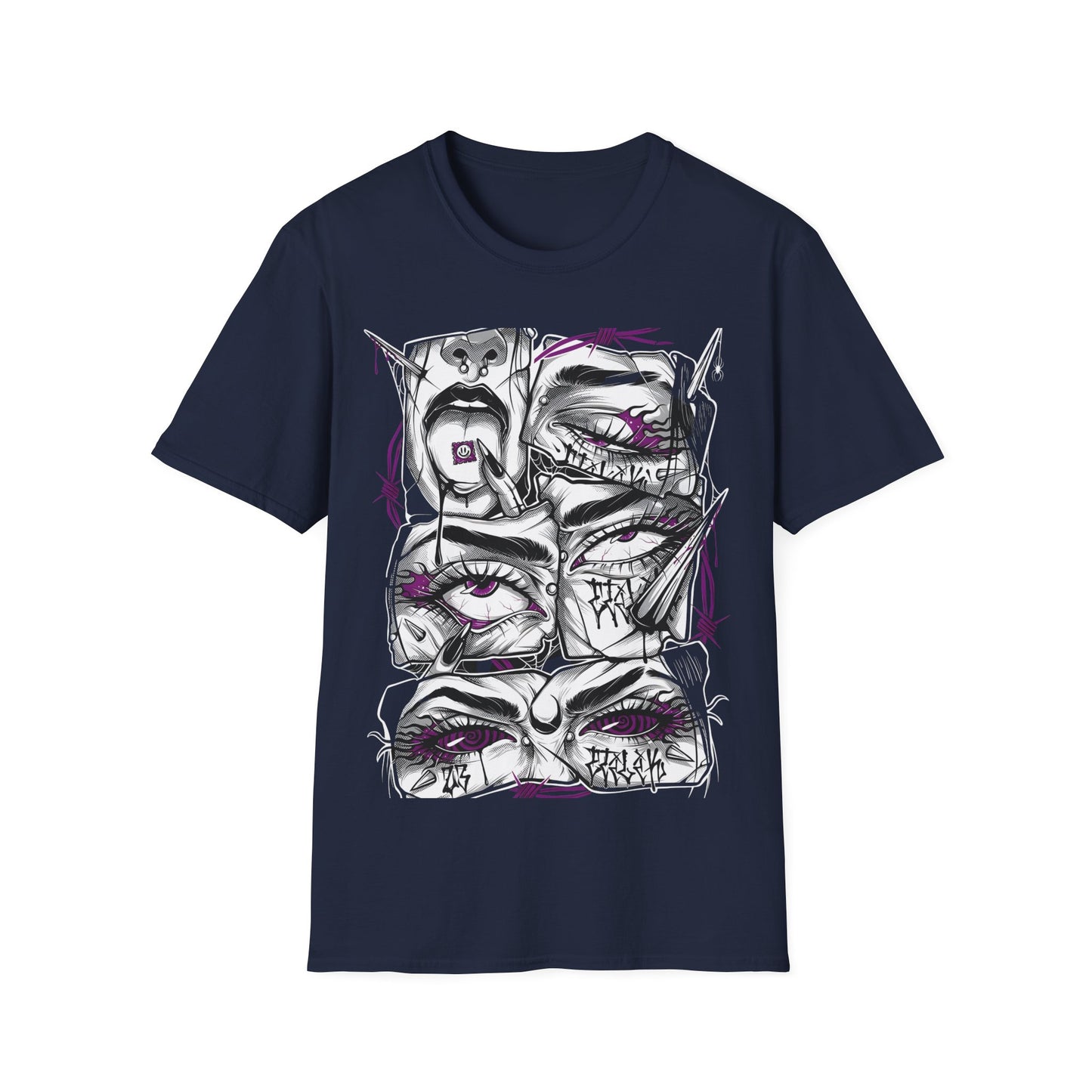 Graphic Unisex T-Shirt - Edgy Art Design