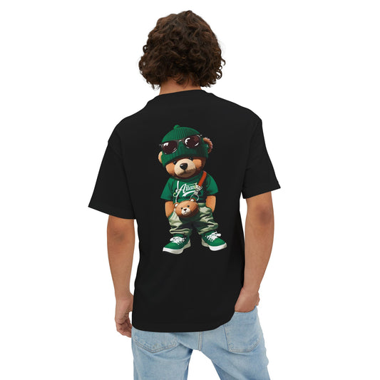 Oversized Hip-Hop Bear Graphic Tee