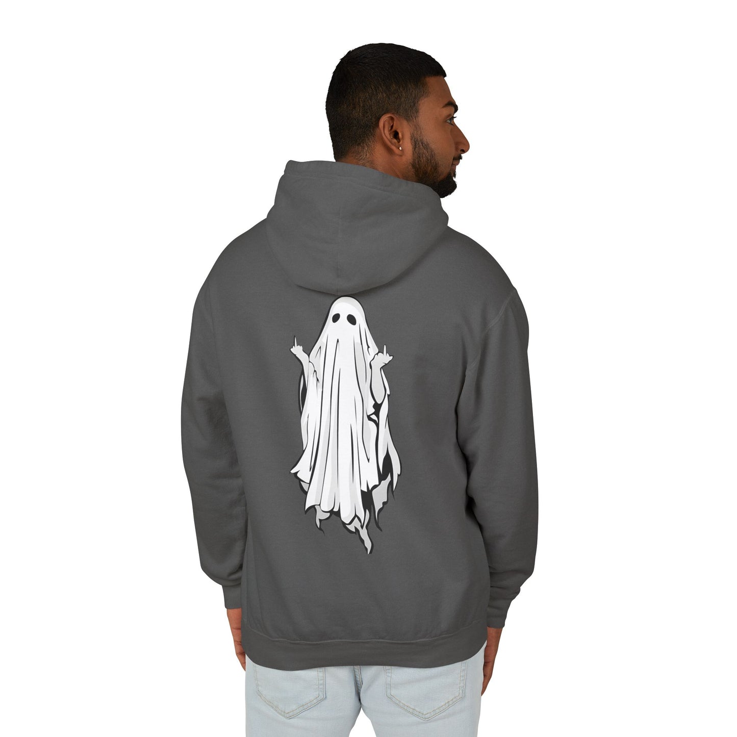 Ghostly Hooded Sweatshirt for Halloween