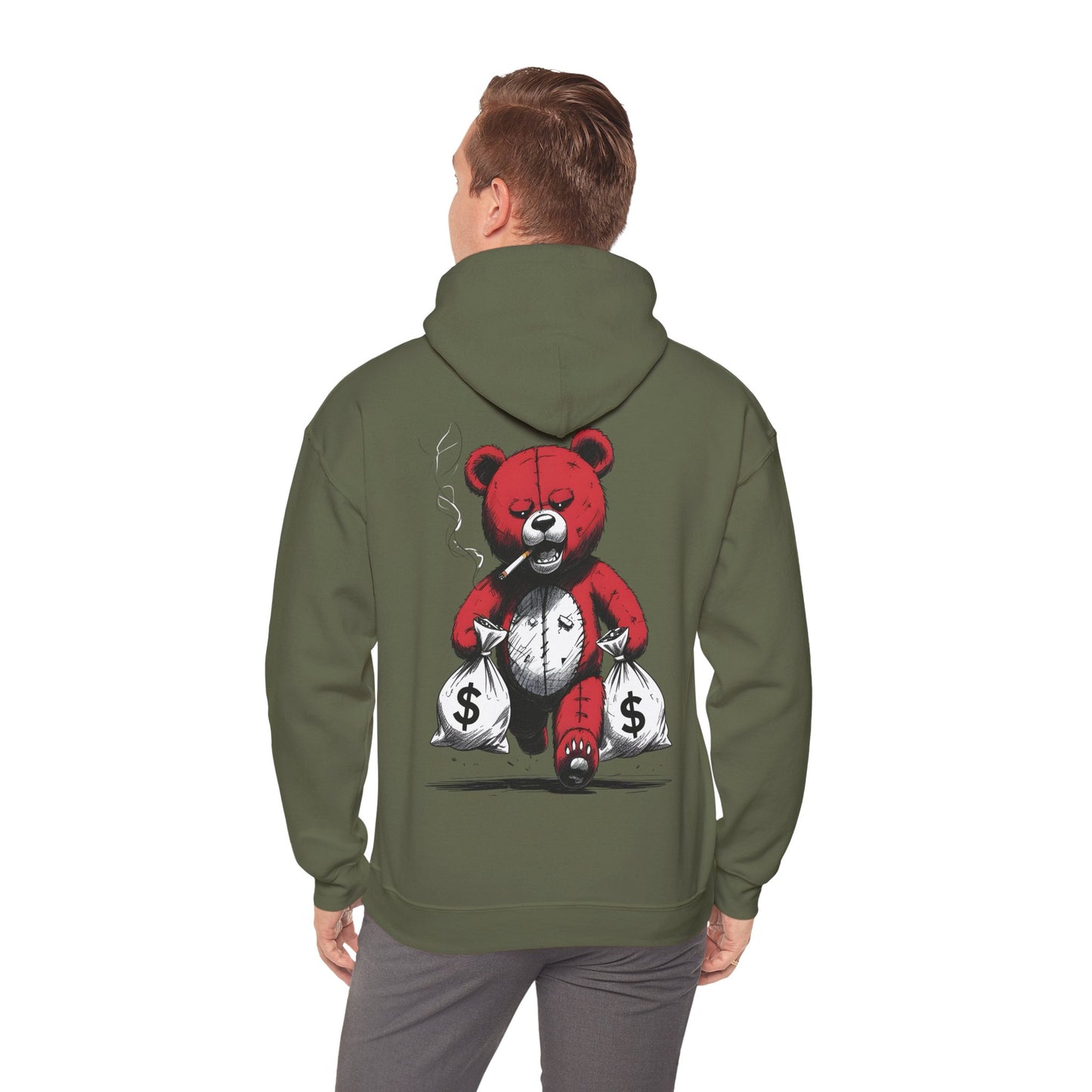 Funny Bear Graphic Hoodie