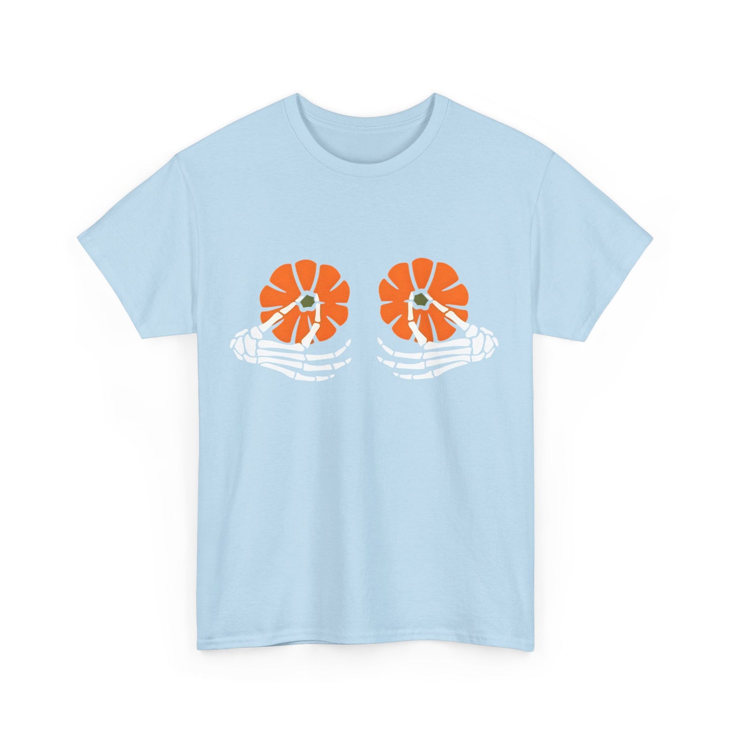 Skeleton Hands Pumpkin Halloween Tee