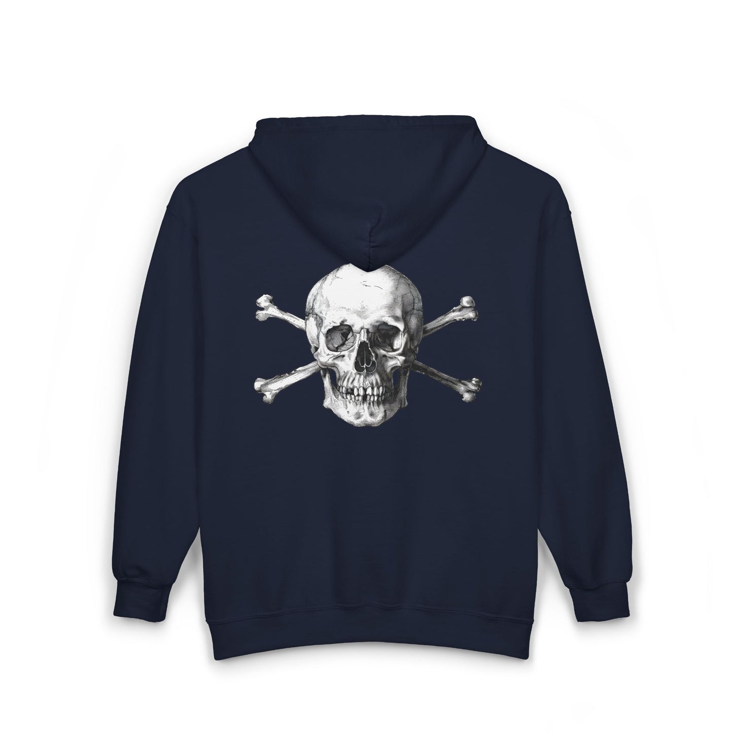Halloween Skeleton Zip-Up Hoodie