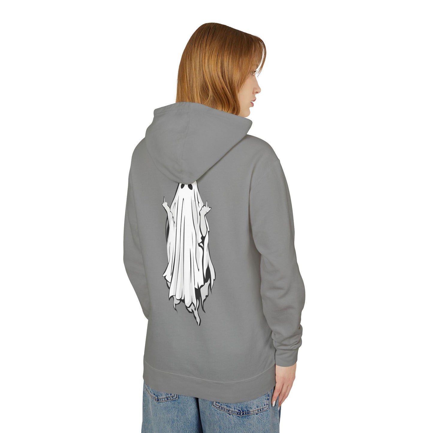 Ghostly Hooded Sweatshirt for Halloween