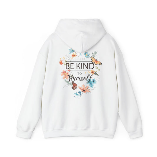 Be Kind to Yourself Floral Hoodie