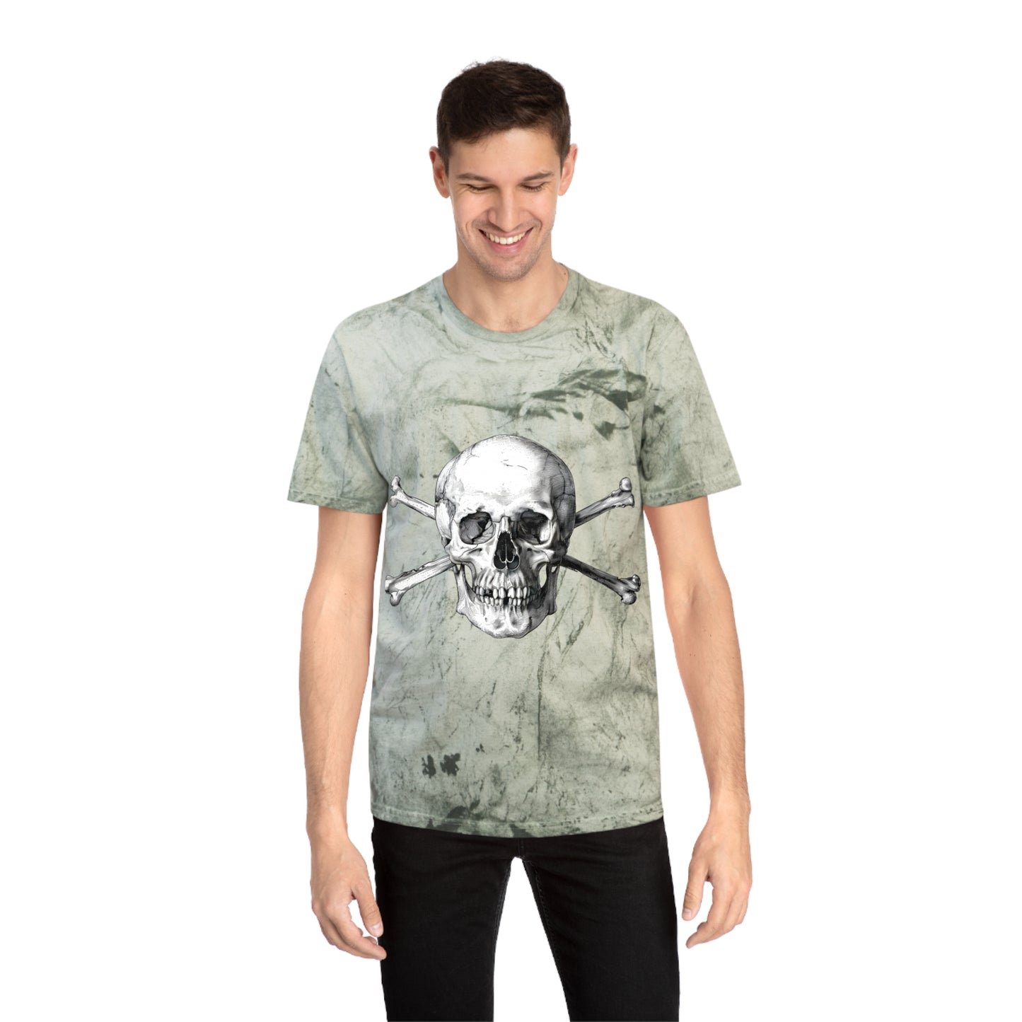 Colorful Skull Graphic Unisex T-Shirt, Edgy Fashion Tee, Music Festival Apparel