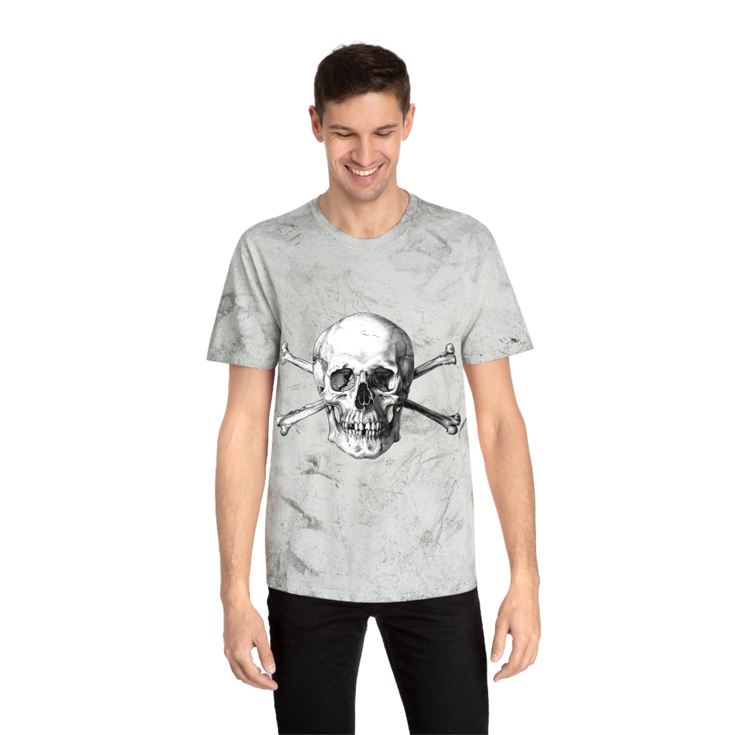 Colorful Skull Graphic Unisex T-Shirt, Edgy Fashion Tee, Music Festival Apparel